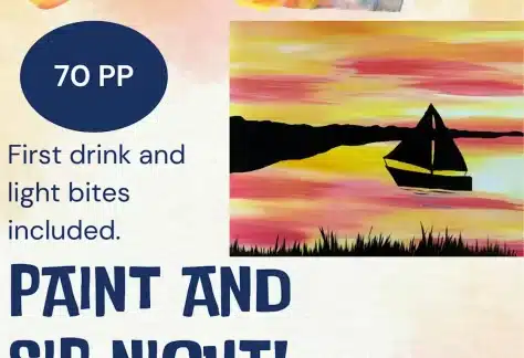 Moksha Cafe Paint and Sip