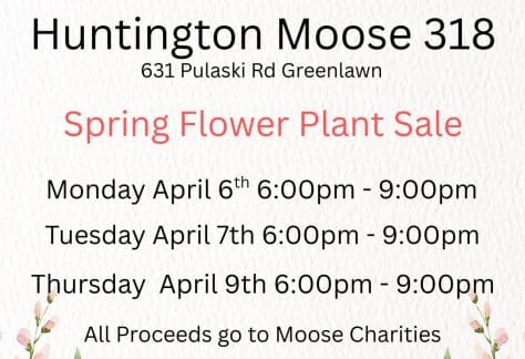 Huntington Moose Lodge 318 - Plant Sale