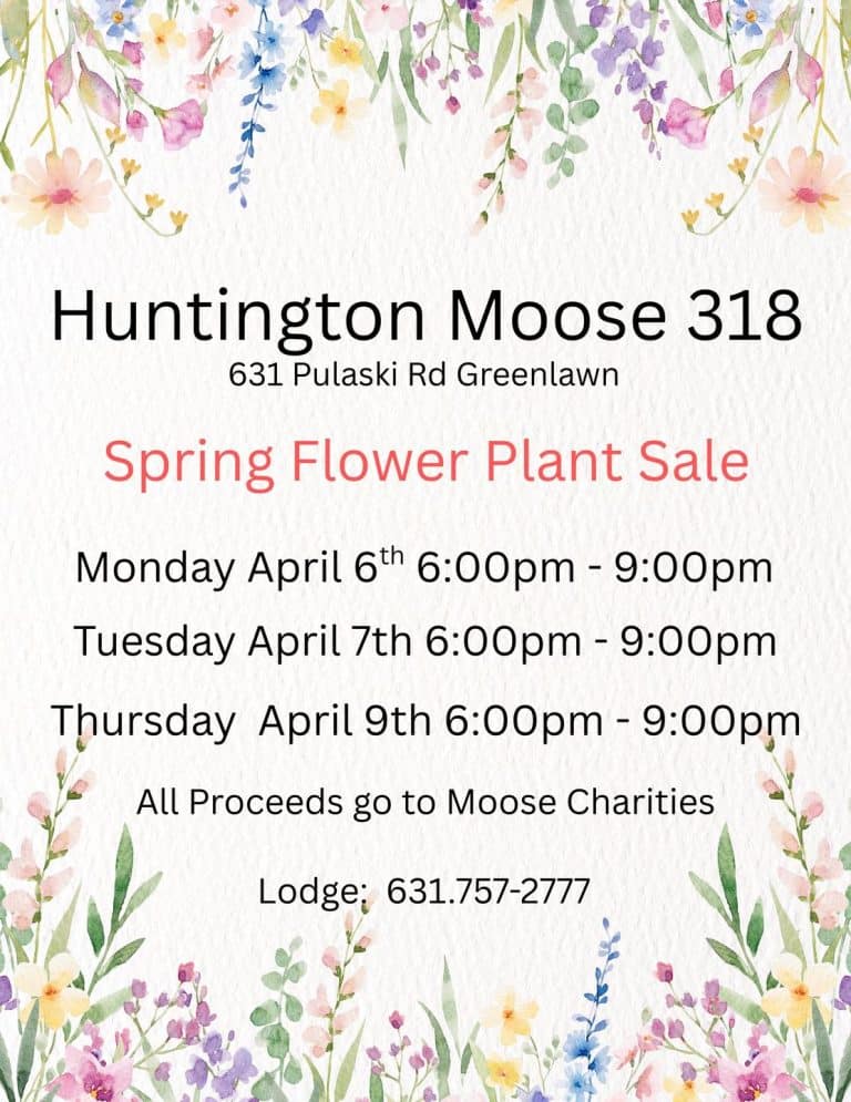 Huntington Moose Lodge 318 - Plant Sale
