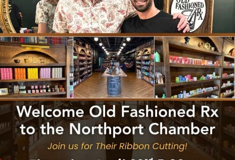 Old Fashioned Rx Ribbon Cutting - Northport Chamber of Commerce - Free