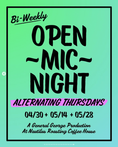 Bi-Weekly Open Mic Night - Nautilus - Free