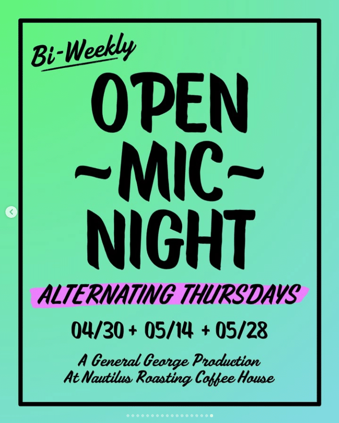 Bi-Weekly Open Mic Night - Nautilus - Free