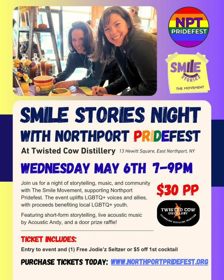Smile Stories Night With Northport Pridefest