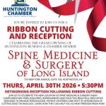 Ribbon Cutting - Spine Medicine and Surgery of Long Island- Huntington Chamber - Free