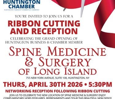 Ribbon Cutting - Spine Medicine and Surgery of Long Island- Huntington Chamber - Free