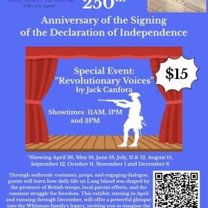Revolutionary Voices - Walt Whitman Birthplace