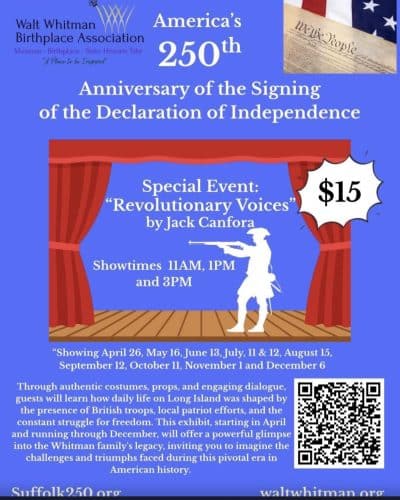 Revolutionary Voices - Walt Whitman Birthplace