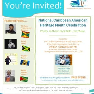 Caribbean Heritage Month Poetry Reading