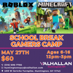 School Break Gamers Camp