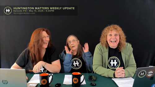 June Margolin, Diane Schaber and Dana Richter - Huntington Matters. Huntington Matters Weekly Update: Proposed McDonald’s Debate, Missing Elwood Father & Huntington Events