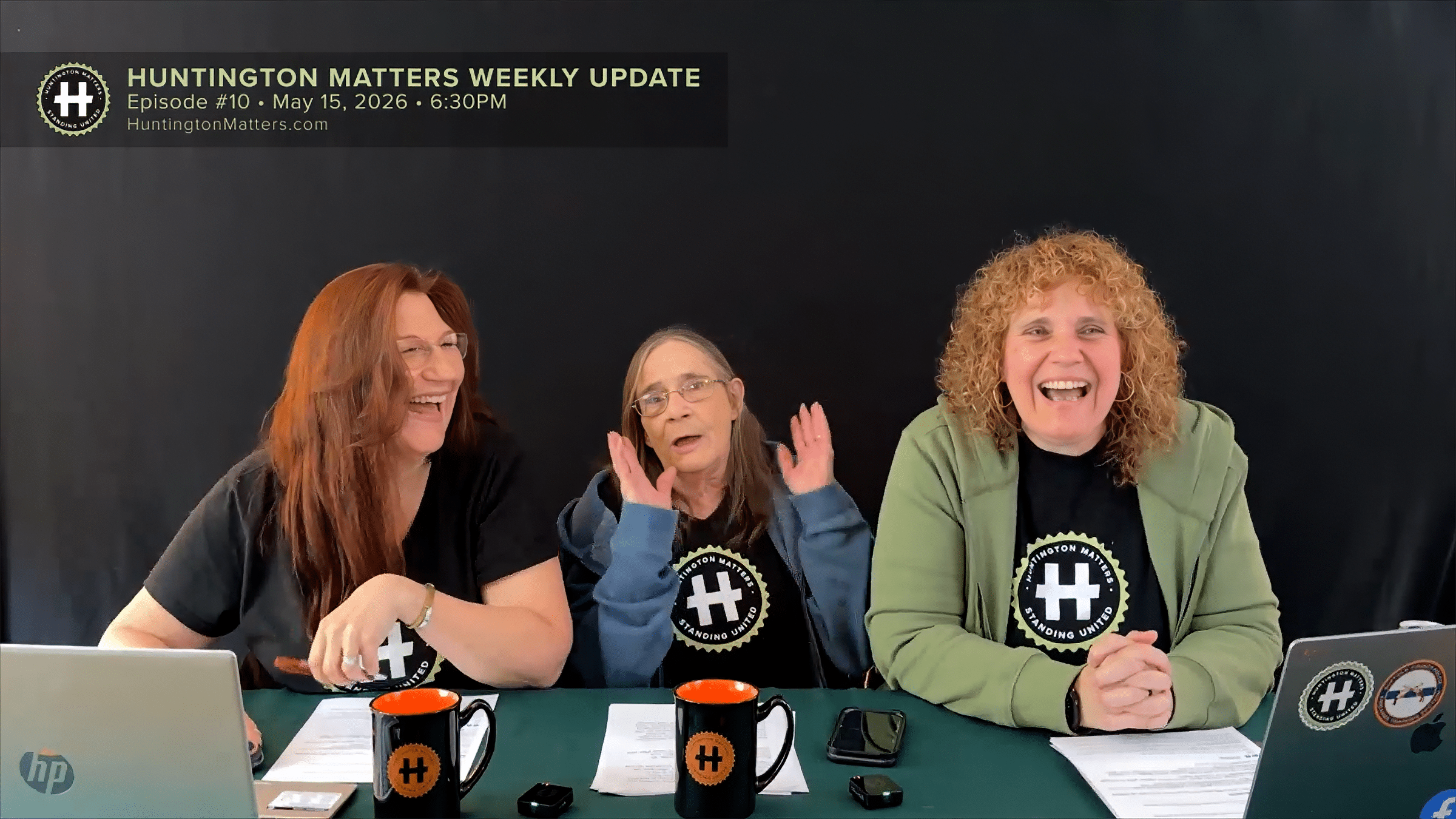 June Margolin, Diane Schaber and Dana Richter - Huntington Matters. Huntington Matters Weekly Update: Proposed McDonald’s Debate, Missing Elwood Father & Huntington Events