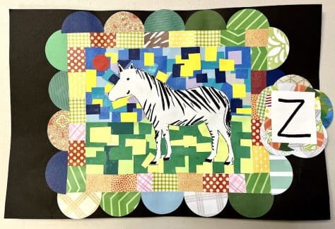Art Explorers Club: Mosaic Menagerie Collage