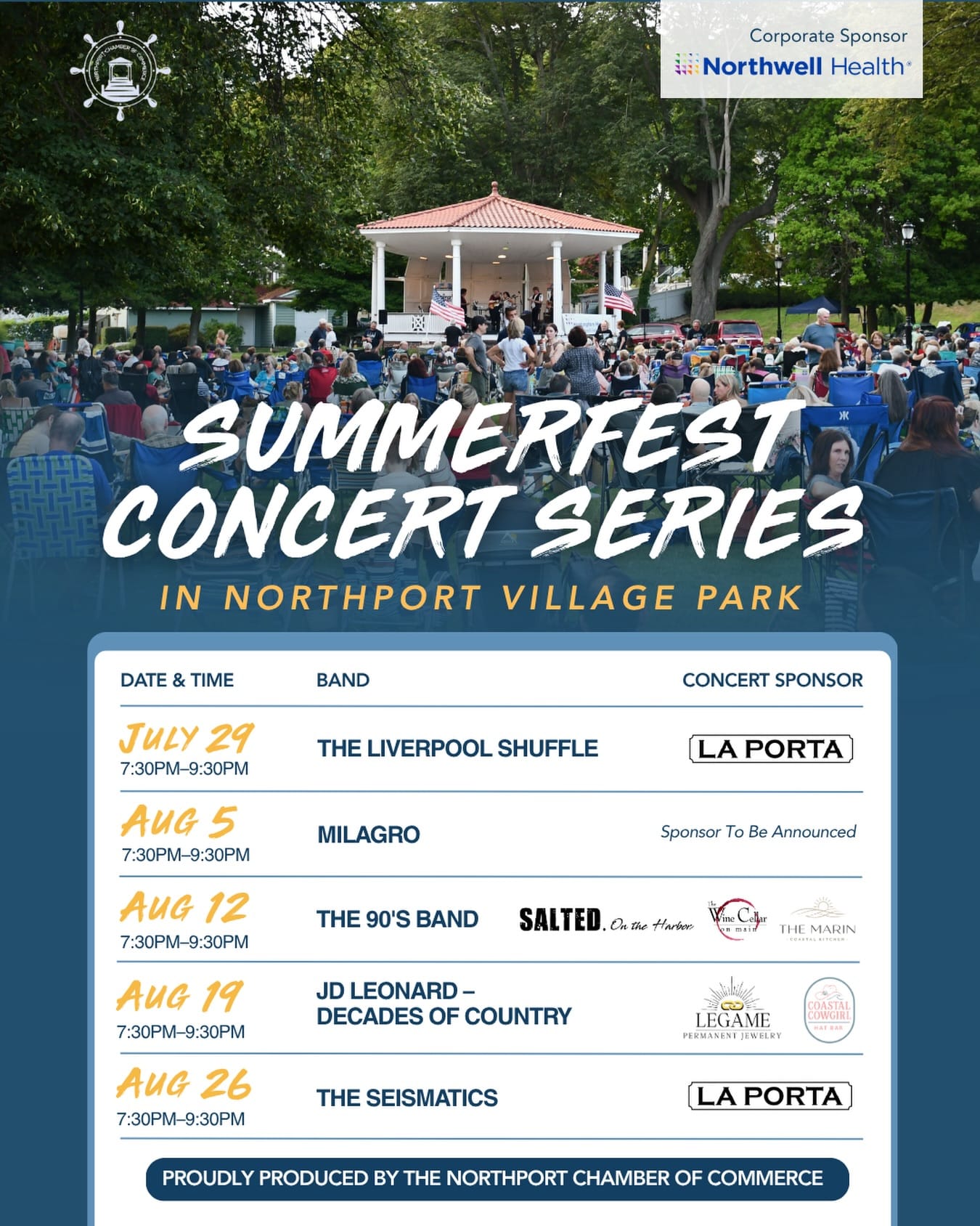Northport Summerfest Concerts - FREE