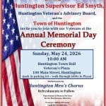 Town of Huntington Memorial Day Service - Free