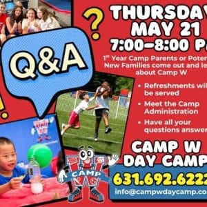 Camp W - Question and Answer session for new or potential families - Free