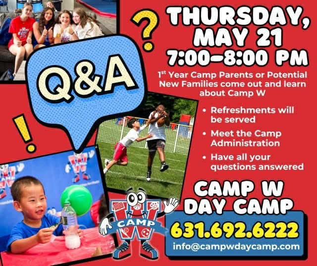 Camp W - Question and Answer session for new or potential families - Free