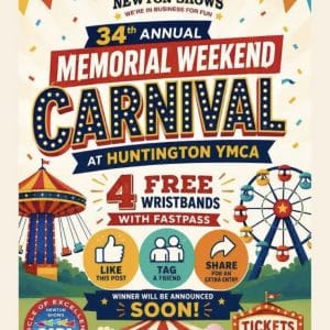 Newton Shows 34th Annual Memorial Weekend Carnival at Huntington YMCA