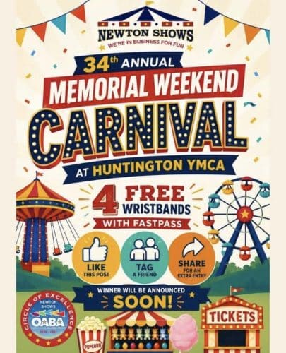Newton Shows 34th Annual Memorial Weekend Carnival at Huntington YMCA