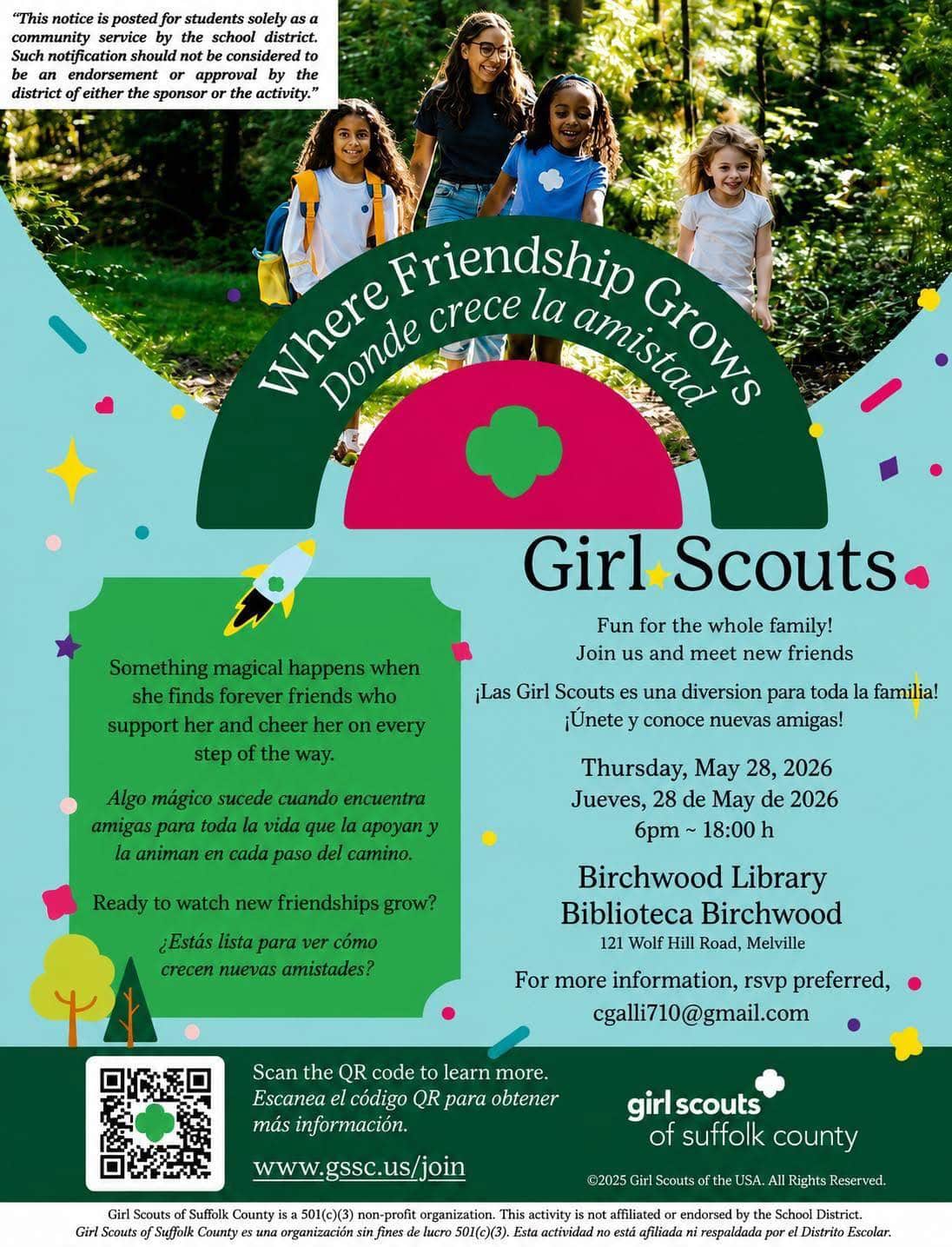 Girl Scouts - Where Friendship Grows - Free