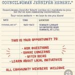 "Let's Talk, Huntington - Monthly Q&A with Councilwoman Jennifer Hebert" - free