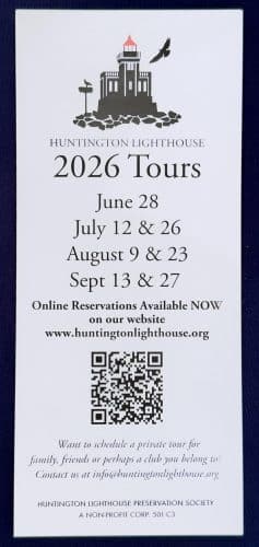 2026 Huntington Lighthouse Tours