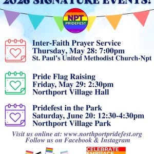 Northport Pridefest Signature Events - Free
