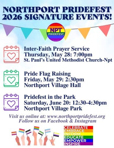 Northport Pridefest Signature Events - Free
