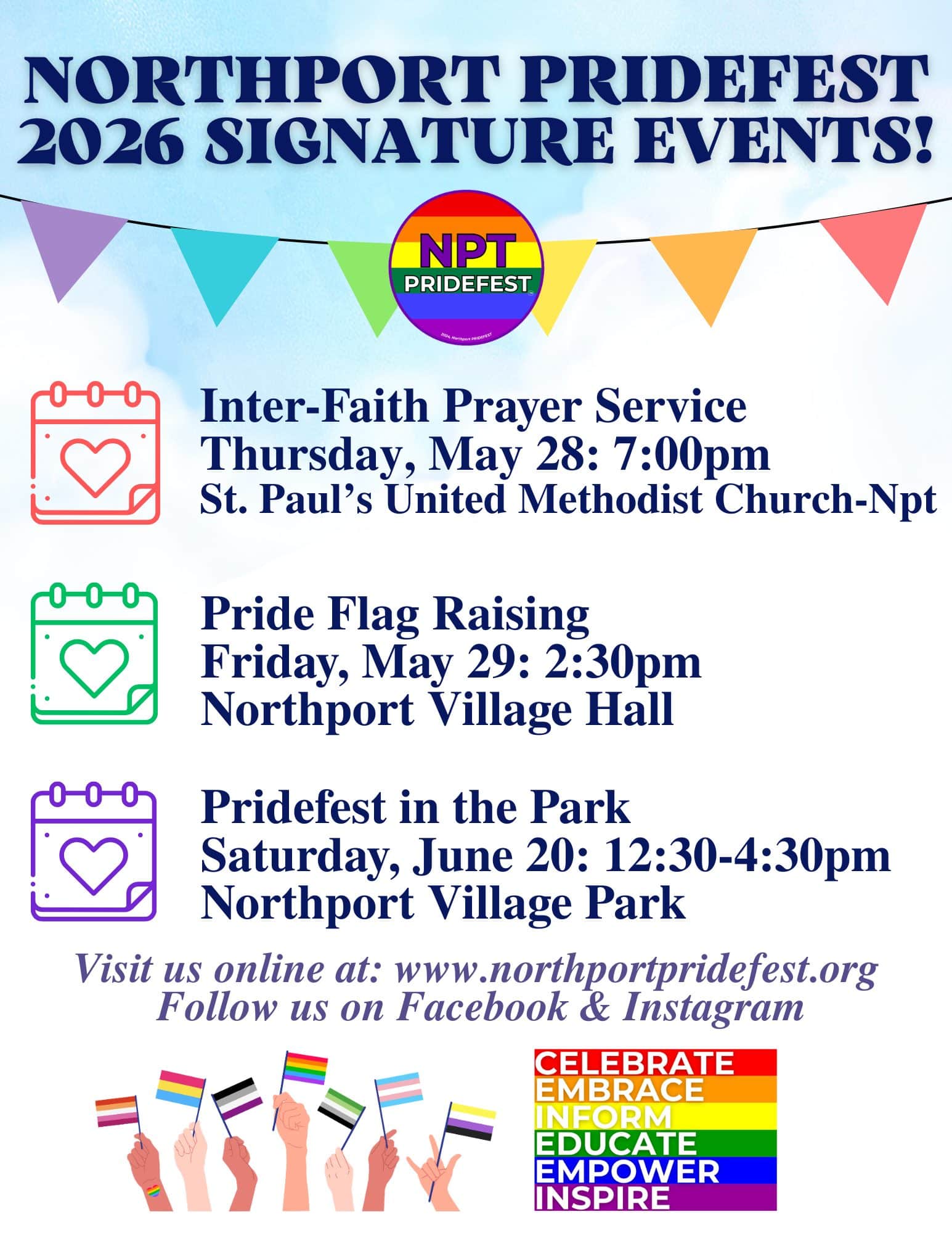 Northport Pridefest Signature Events - Free