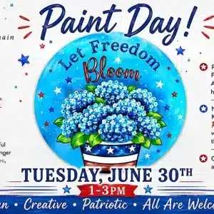 Let Freedom Bloom Paint Party