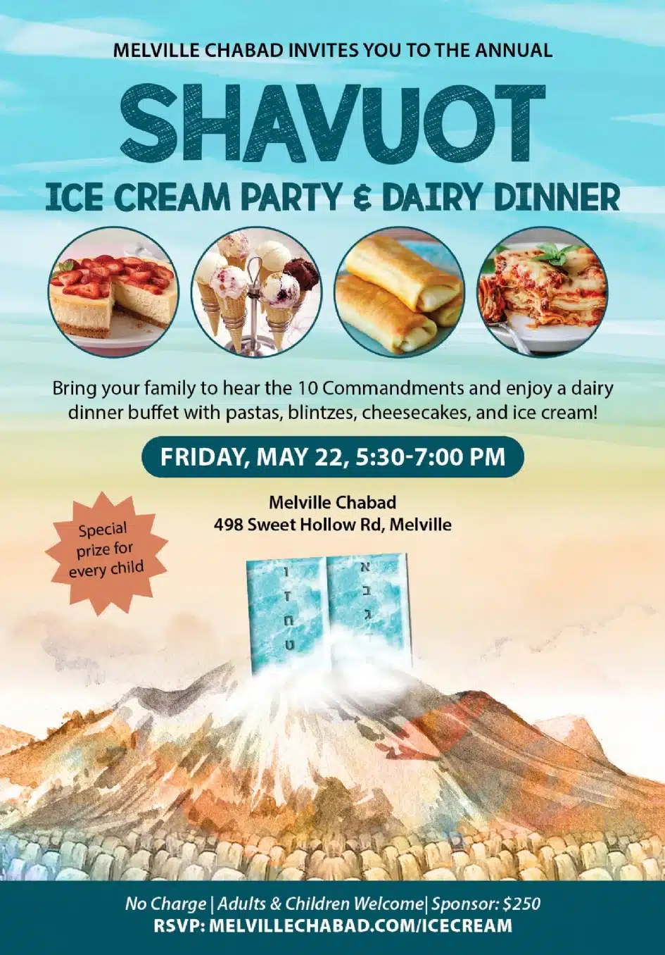 Shavuot Family Celebration and Diary Picnic - Free