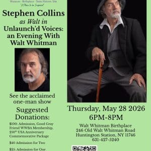 Unhing'd Voices: An Evening with Walt Whitman