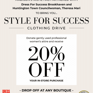 Style for Success Clothing Drive - Madison's Niche
