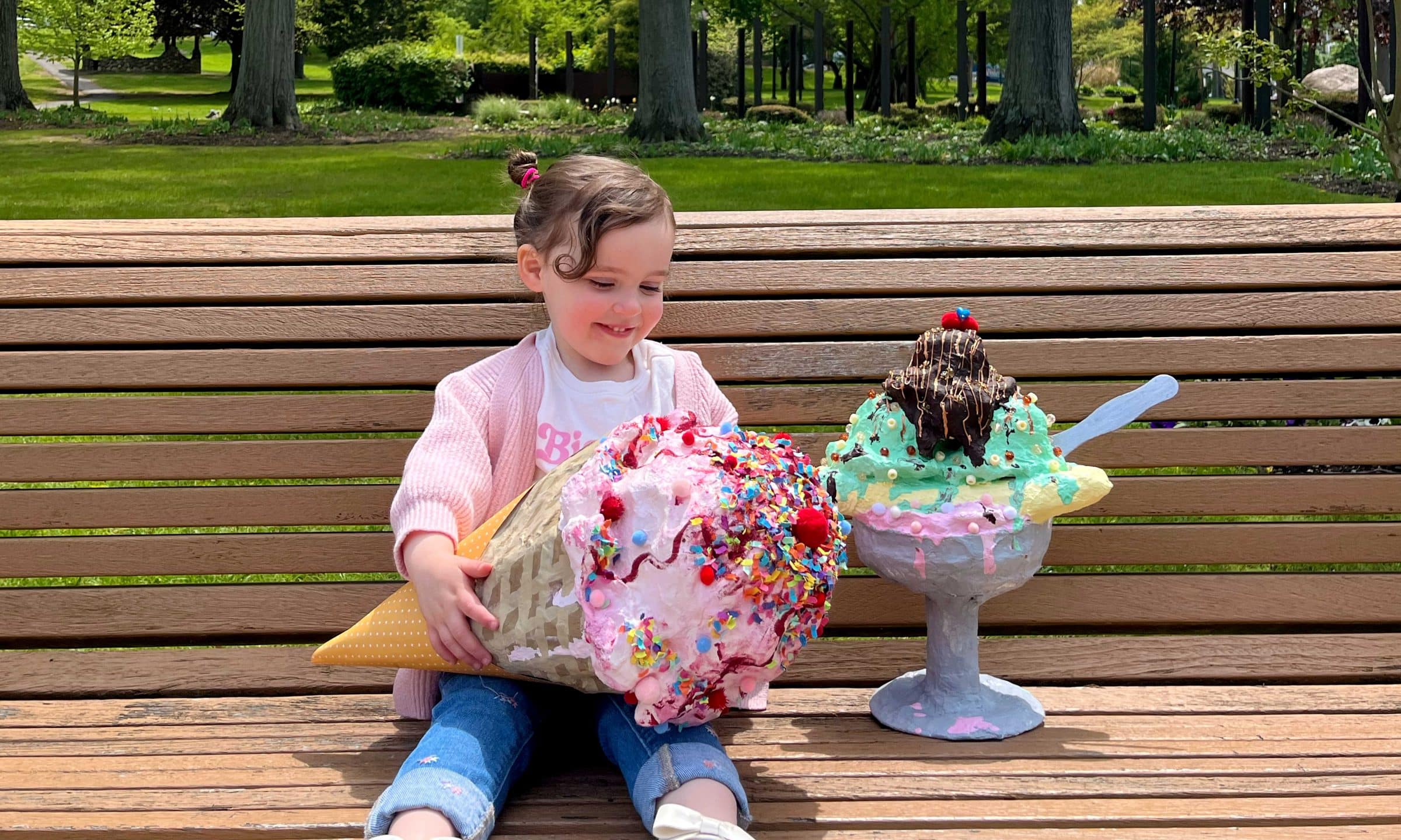 School’s Out! Art’s In! Summer Workshops for Kids Workshop I: We All Scream for Ice Cream! Sculptures