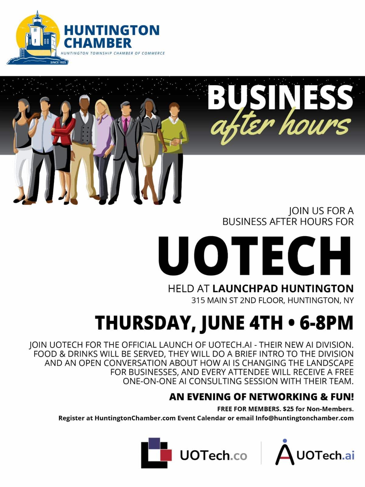 Business After Hours - Hosted by UOTech at Launchpad Huntington