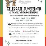 Juneteenth at Walt Whitman Birthplace - Free