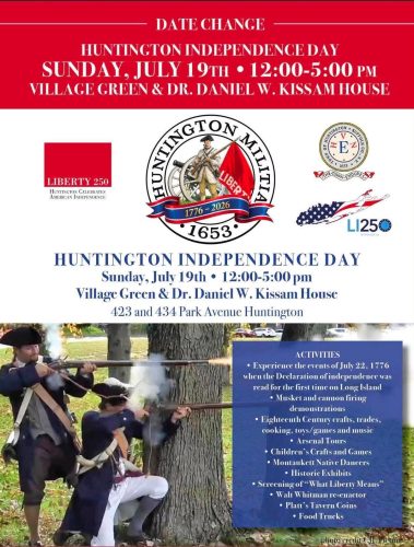 DATE CHANGE: The 250th Anniversary Reenactment of Huntington Independence Day - FREE
