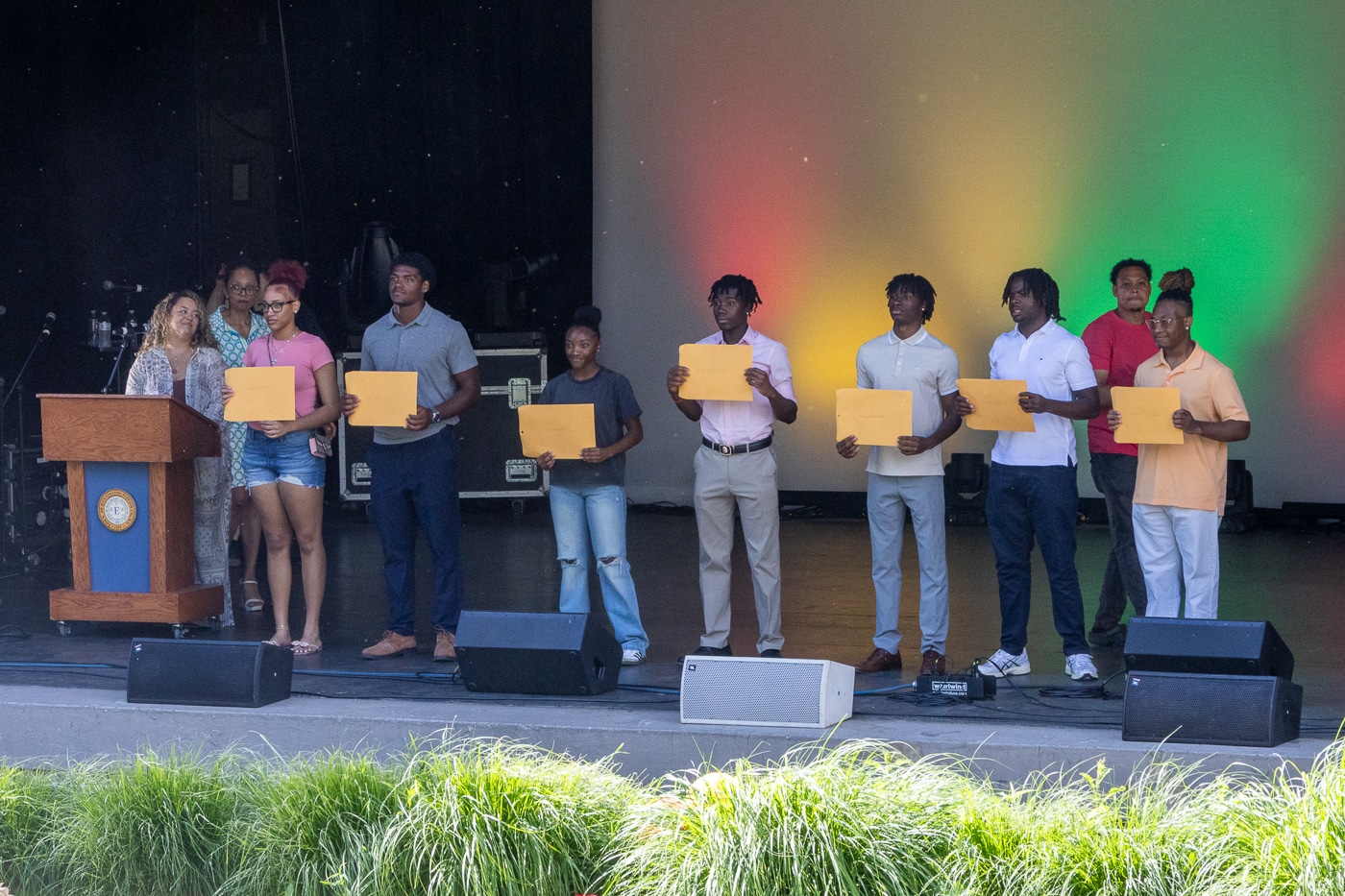Scholarship Recipients. Juneteenth Freedom Day Celebration Brings Community Together in Huntington