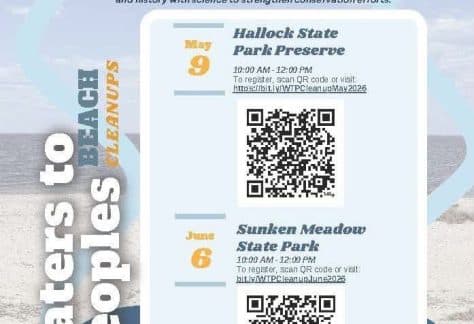 Long Island Sound Beach Cleanup at Sunken Meadow State Park - Free