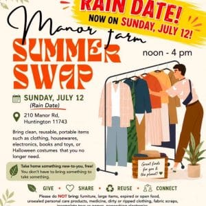 POSTPONED TO 7/12: Manor Farm Clothing Swap - Free