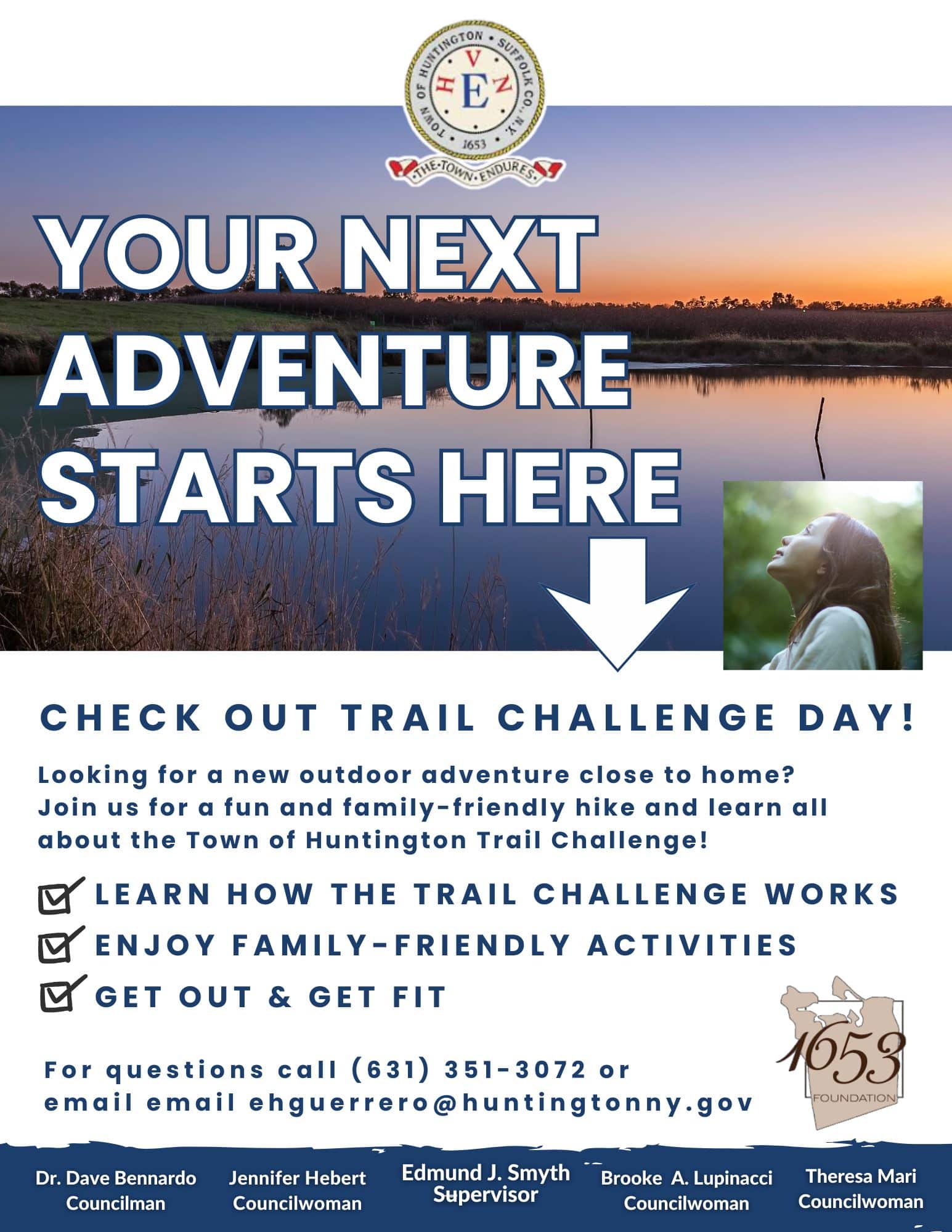 Town of Huntington Trail Challenge – FREE
