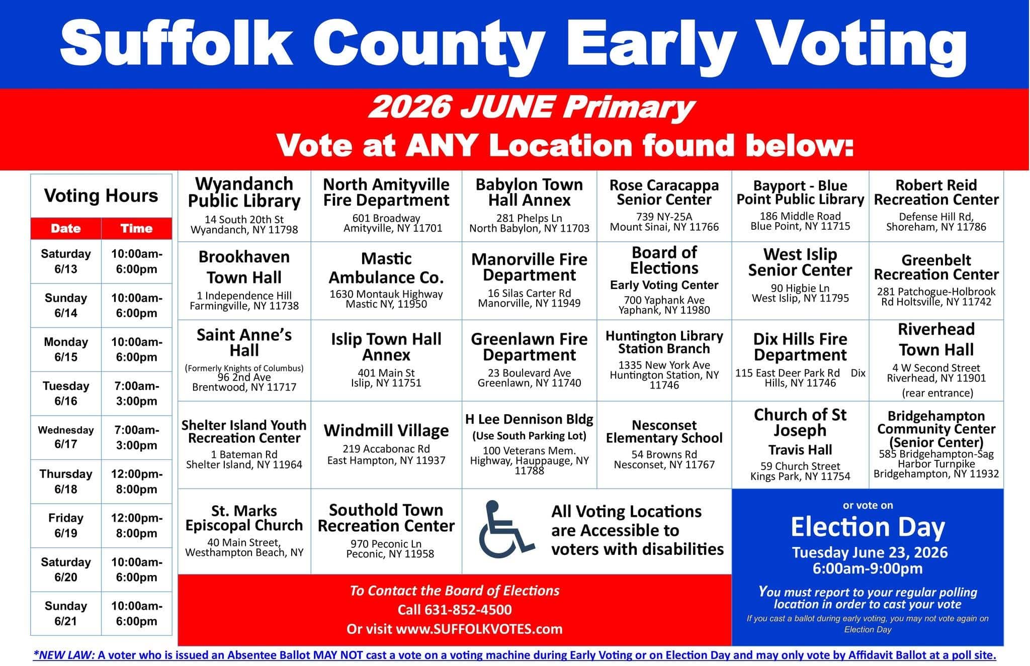 Early Voting 2026 Primary English