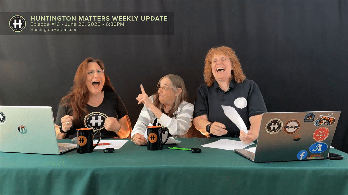 June Margolin, Diane Schaber and Dana Richter. Huntington Matters Weekly Update Ep. 16 | Regents Exam Controversy, Check Washing Scam, John’s Crazy Socks
