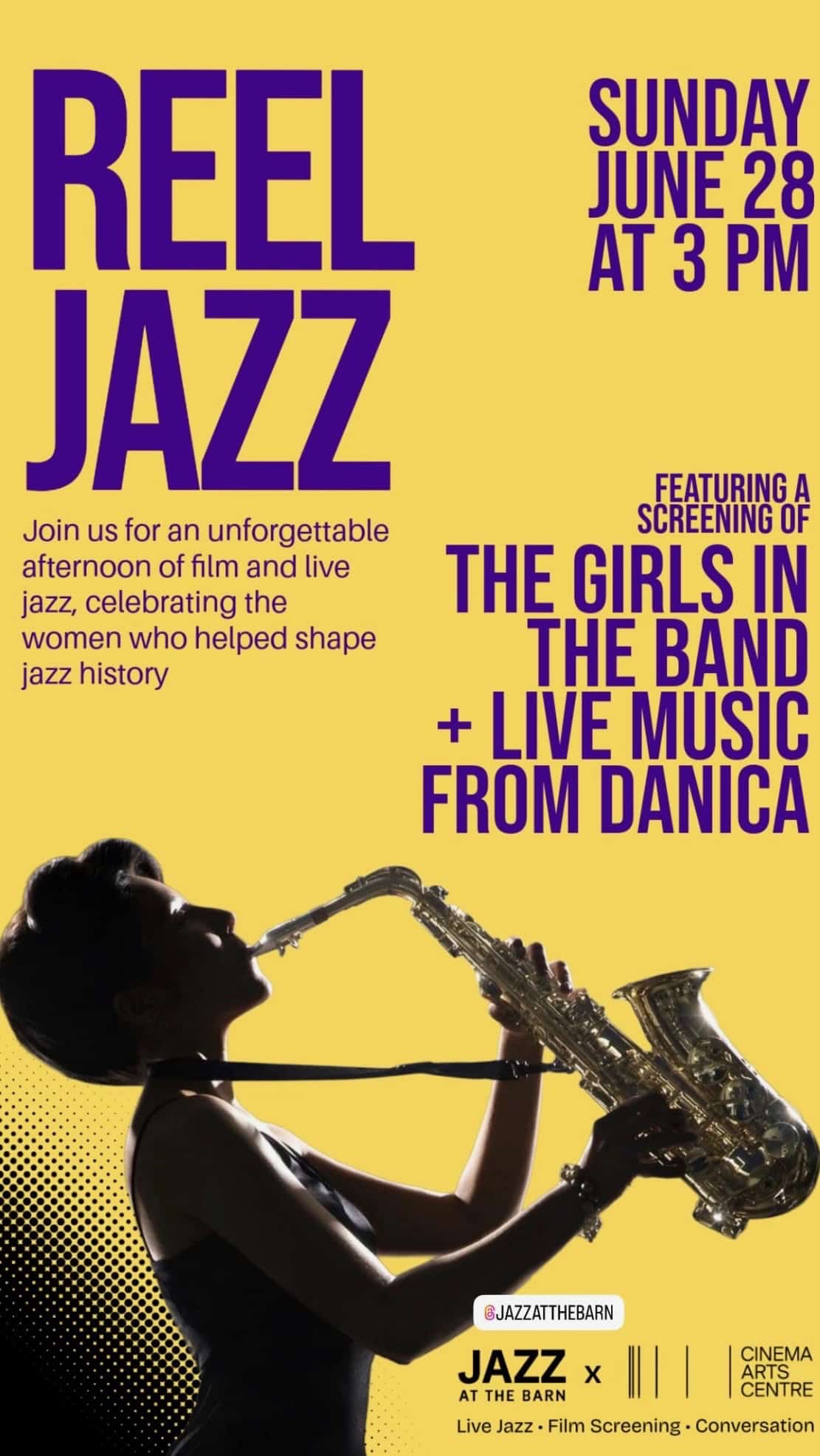 Reel Jazz: The Girls in the Band + Live Jazz with Danica