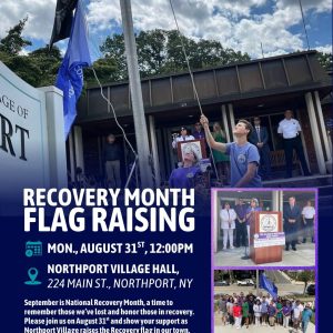 Northport Recovery Month Flag Raising - Free