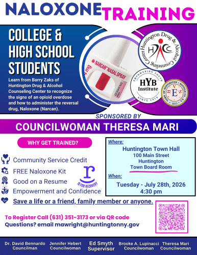 Naloxone (Narcan) Training for Students - Free
