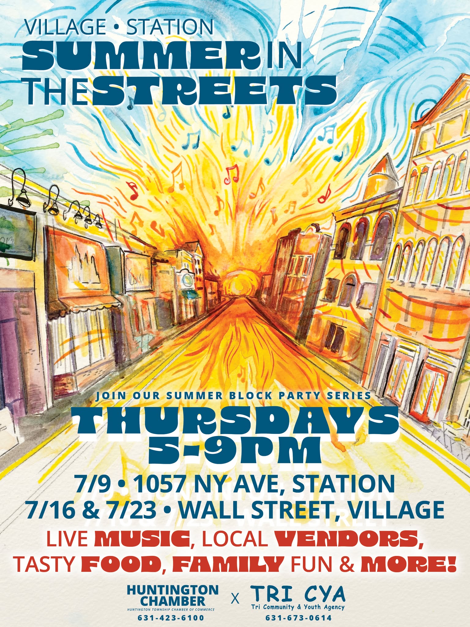 Summer in the Streets 2026 - Huntington Township Chamber of Commerce - FREE