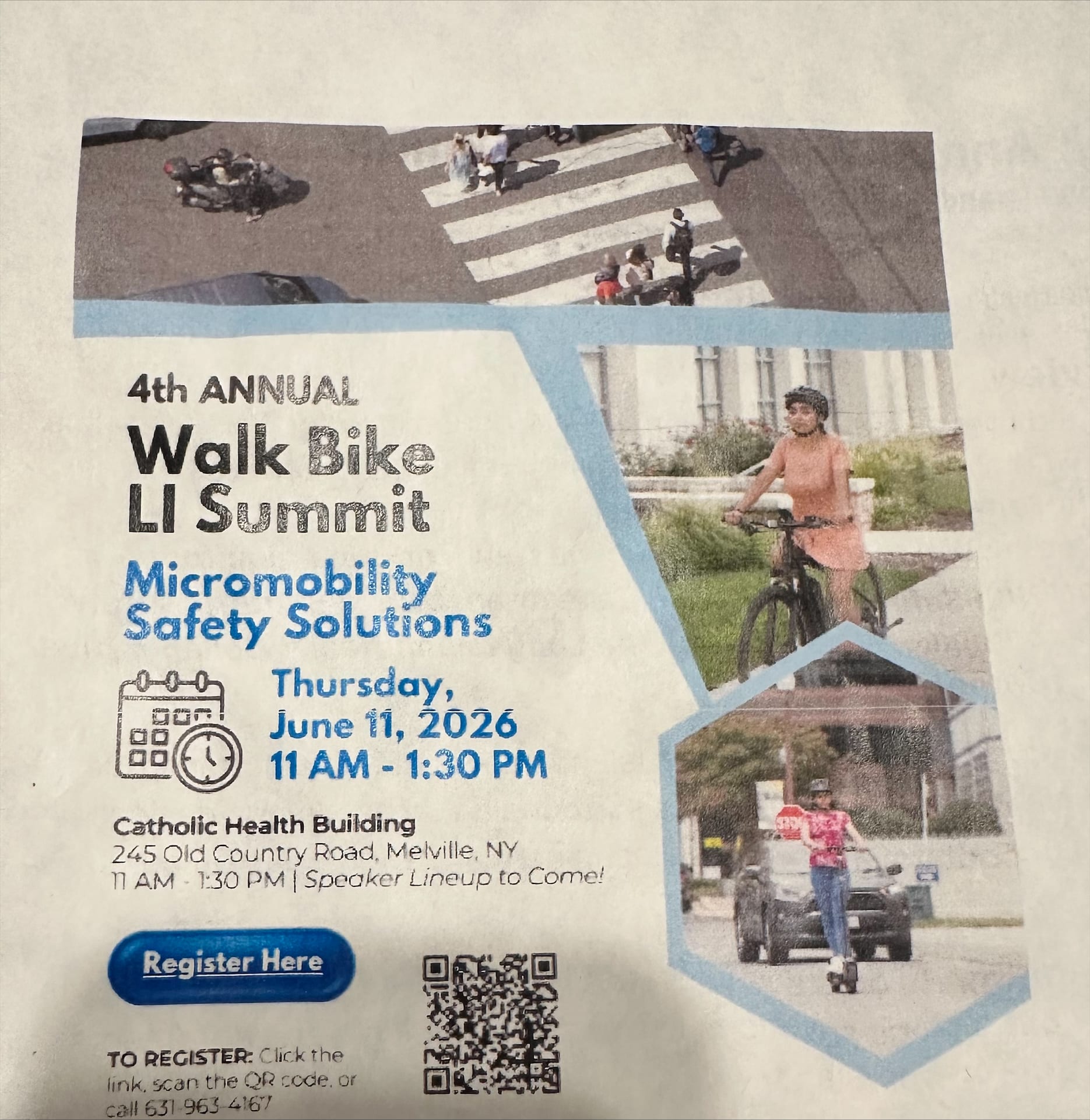 4th Annual Walk Bike LI Summit - Free