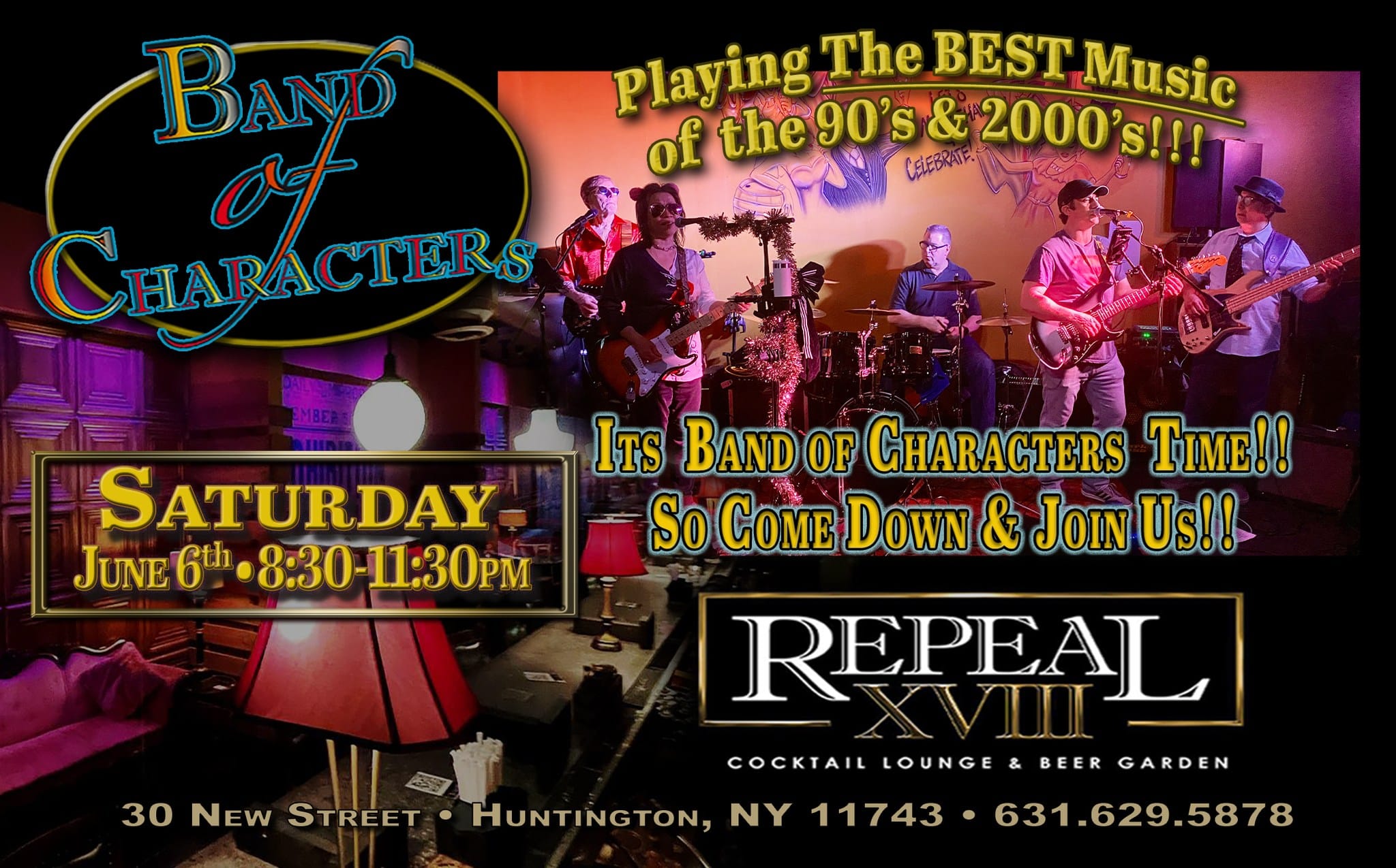 Band of Characters LIVE at Repeal XVIII - Free