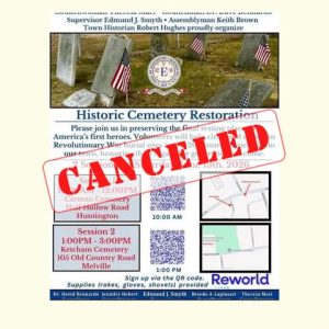 CANCELED: Historic Cemetery Restoration - Free