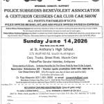 Police Surgeons Benevolent Association & Centurion Cruisers Car Club Car Show